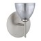 Besa Lighting Divi Mini Sconce, Silver Foil, Satin Nickel Finish, 1x40W Halogen 1SW-1758SF-SN - alternate 1